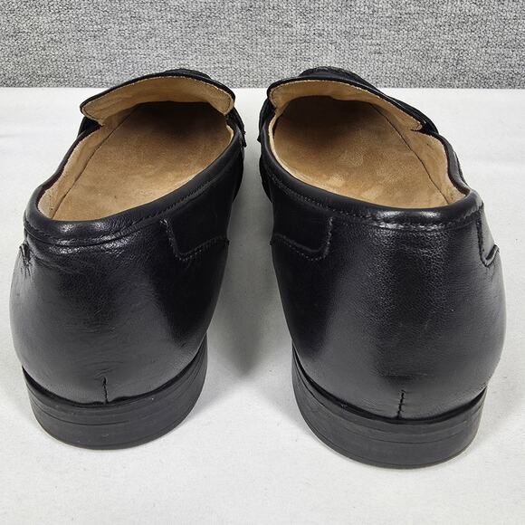 NATURALIZER WOMEN'S BLACK LEATHER MILO COMFORT LOAFERS SIZE 8.5M PENNY STYLE - Picture 4 of 13